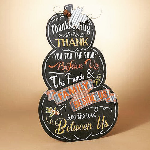 Giant free standing chalkboard sign - Thanksgiving decor - Knot and Nest Designs