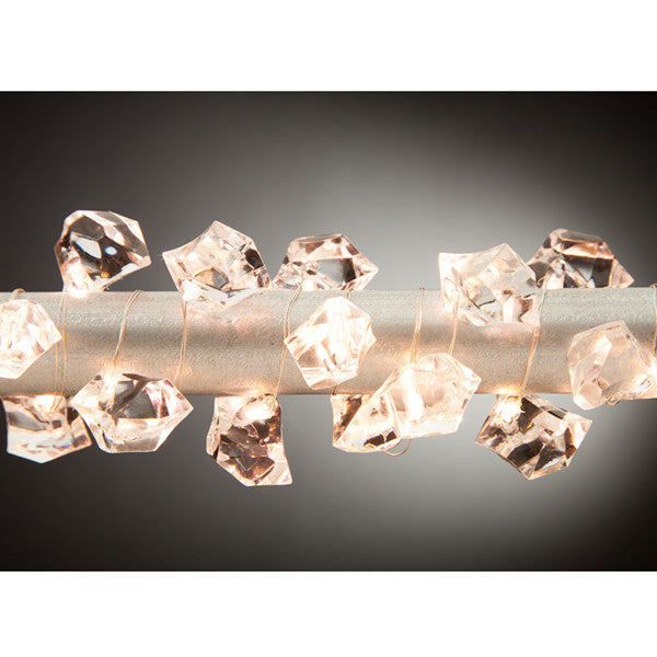 Lighted Gemstone - strand lights - Knot and Nest Designs