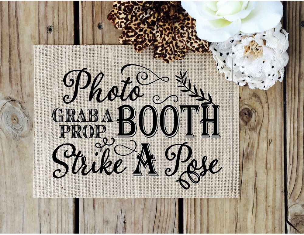 Photo Booth Sign - Knot and Nest Designs