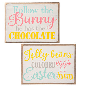 2 pack easter Signs - Knot and Nest Designs