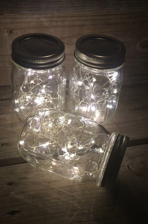 12 pack of mason jar lamps - Knot and Nest Designs