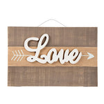 Rustic Love Arrow Wooden Sign
