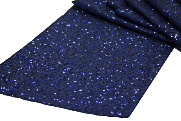 Navy Sequin Table Runner - Knot and Nest Designs