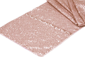 Rose Gold Sequin Table Runner - Knot and Nest Designs