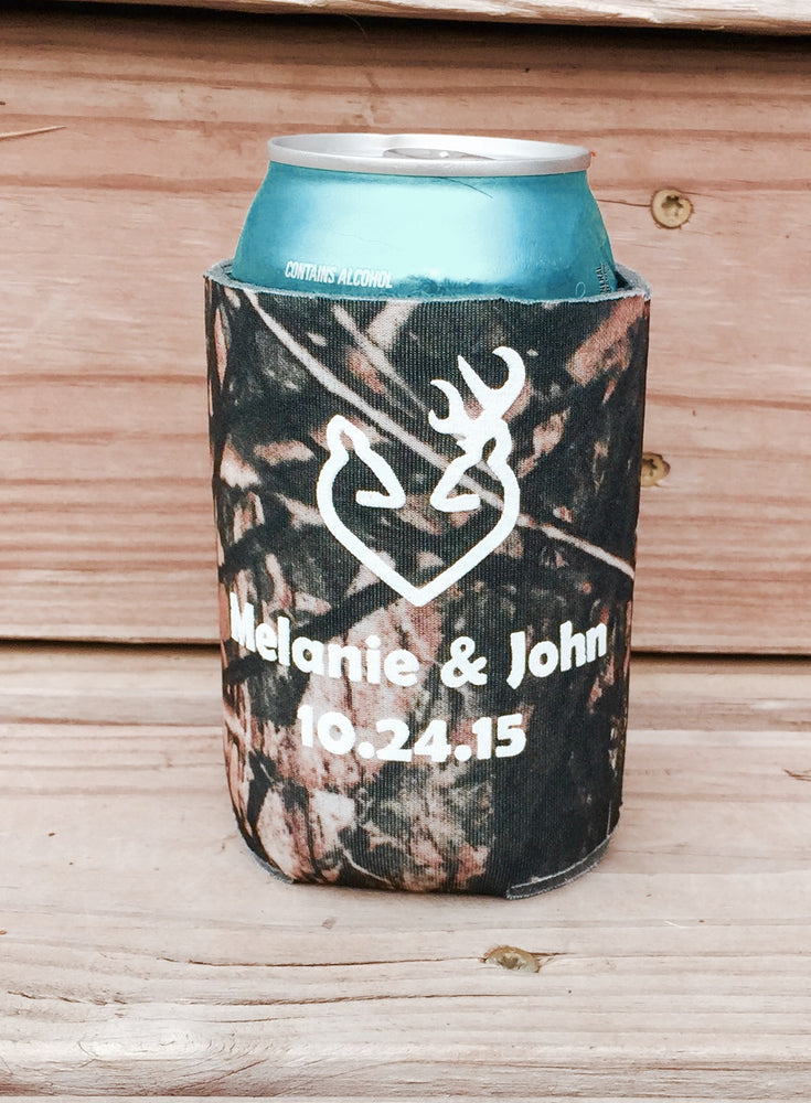 Custom Can Coolers -The Hunt is Over - Knot and Nest Designs