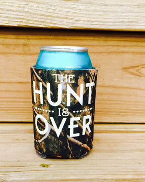 Custom Can Coolers -The Hunt is Over - Knot and Nest Designs