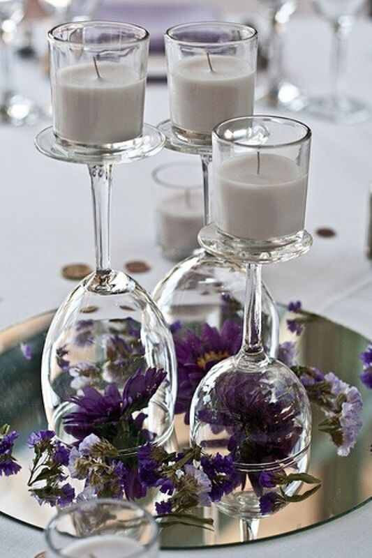 Mirrors and centerpieces