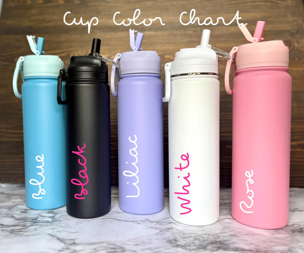 Custom water bottle with straw, island tumbler, Vacation Cups, Villa tumbler, pink love tropical island cup, water bottle