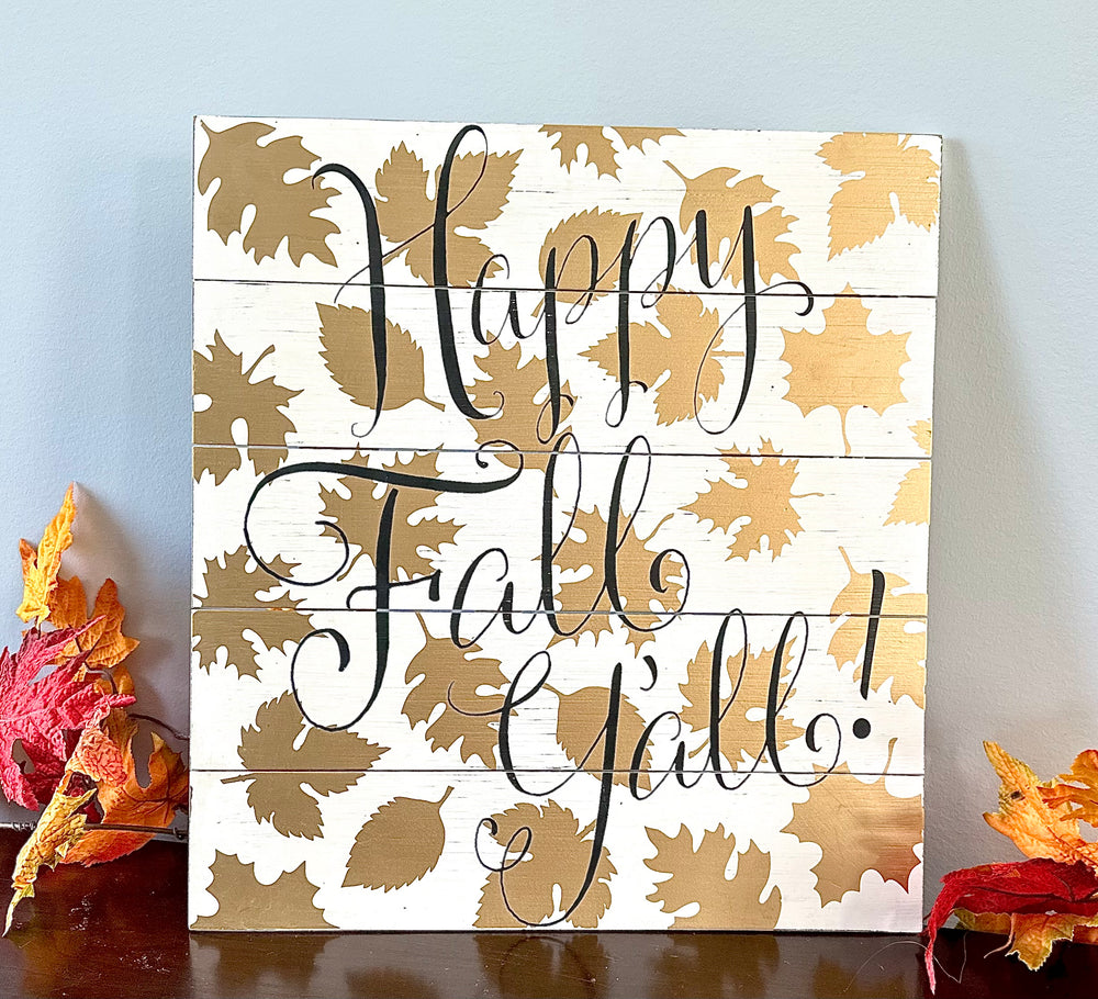 Enjoy Fall Sign Happy Fall Sign – K and N Designs