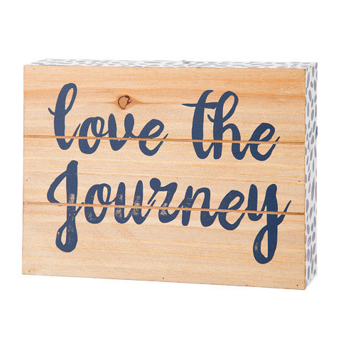 Love the Journey Wood Wall/Table Decor