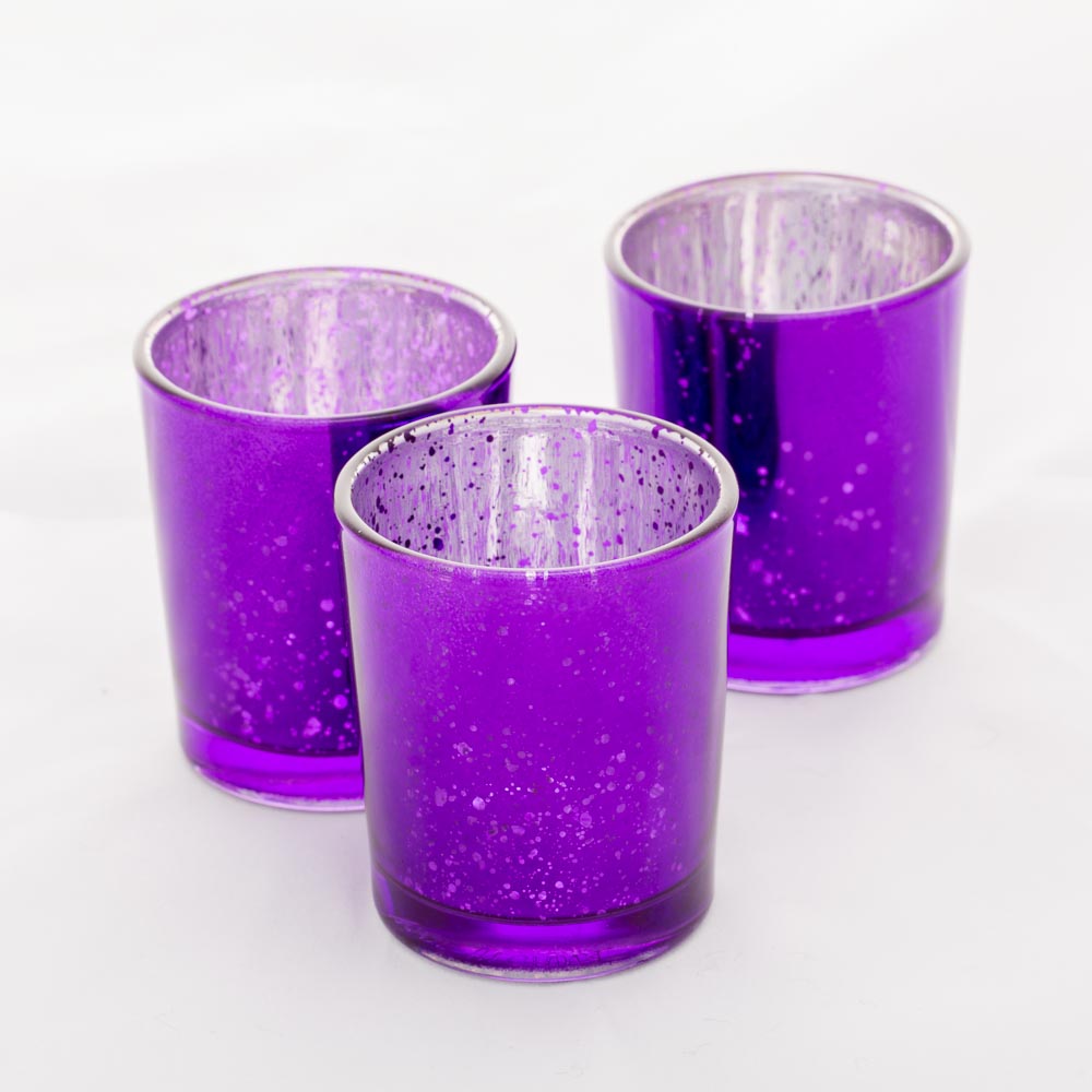 12 Pack Multicolored Colored Votives