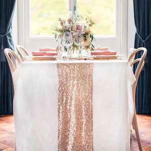 Gorgeous Sequin Table Runner - Knot and Nest Designs
