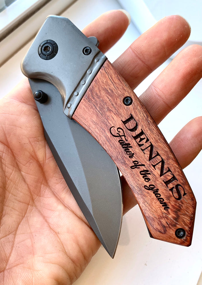 Mens Pocket Knife - Grooms Party gifts