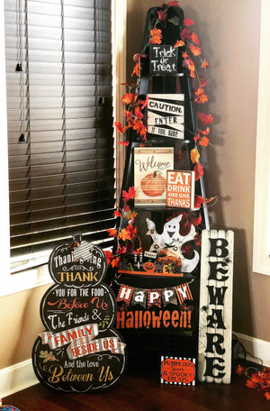 
                
                    Load image into Gallery viewer, Giant free standing chalkboard sign - Thanksgiving decor - Knot and Nest Designs
                
            