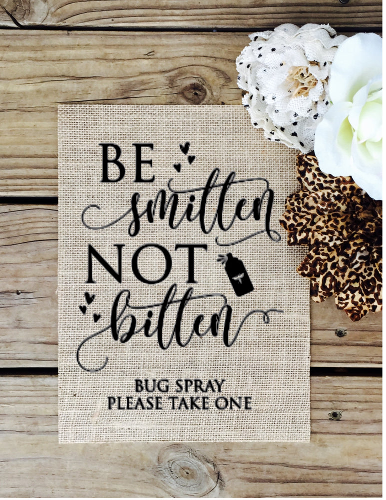 Be Smitten Not Bitten Free Printable Be Smitten Not Bitten Free Printable