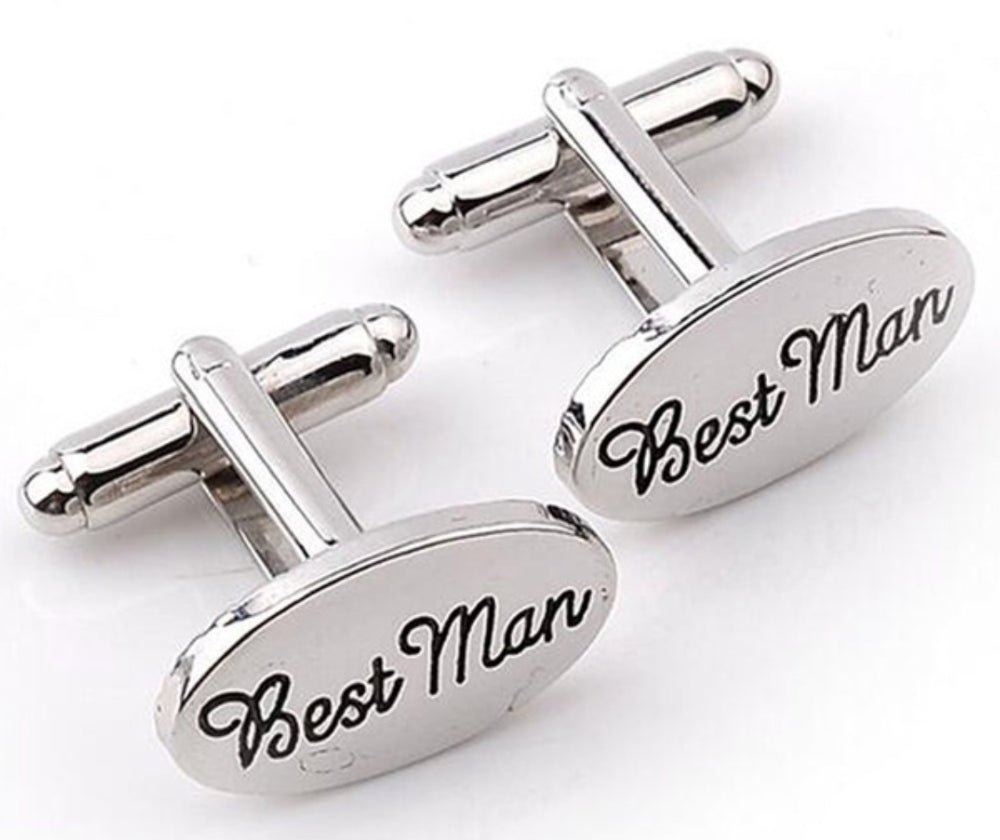 Groom or Best Man Cuff Links - Knot and Nest Designs