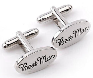 Groom or Best Man Cuff Links - Knot and Nest Designs