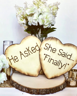 Engagement photo props - Knot and Nest Designs