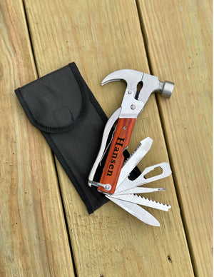 Mens Custom Hammer and Multi Tool