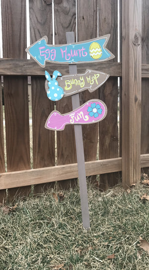 Easter Yard Sign - Knot and Nest Designs