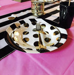Black and White Table Runners set of 10