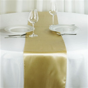 Satin Table Runner - choose your color - Knot and Nest Designs