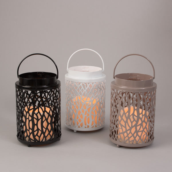 3 pack Lanterns with battery operated candle