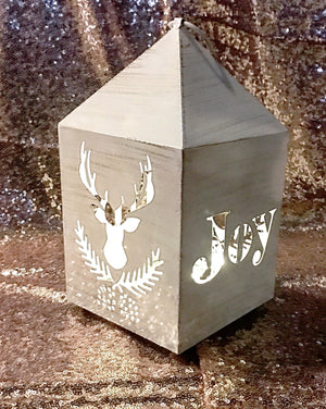 Rustic Holiday Lantern - Knot and Nest Designs