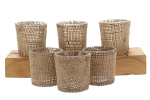 
                
                    Load image into Gallery viewer, Burlap Votives - 12 Pack - Knot and Nest Designs
                
            