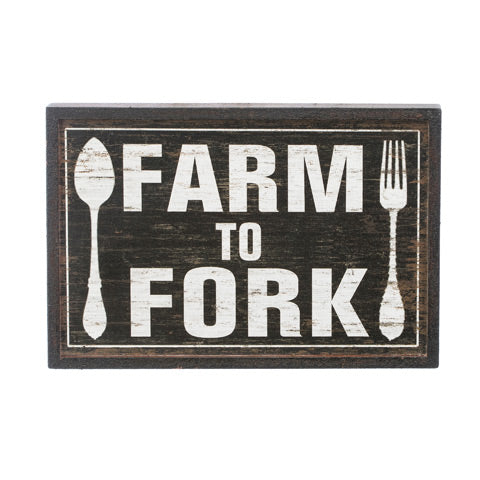 Farmhouse Farm to Fork Sign