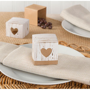24 rustic favor boxes - Knot and Nest Designs