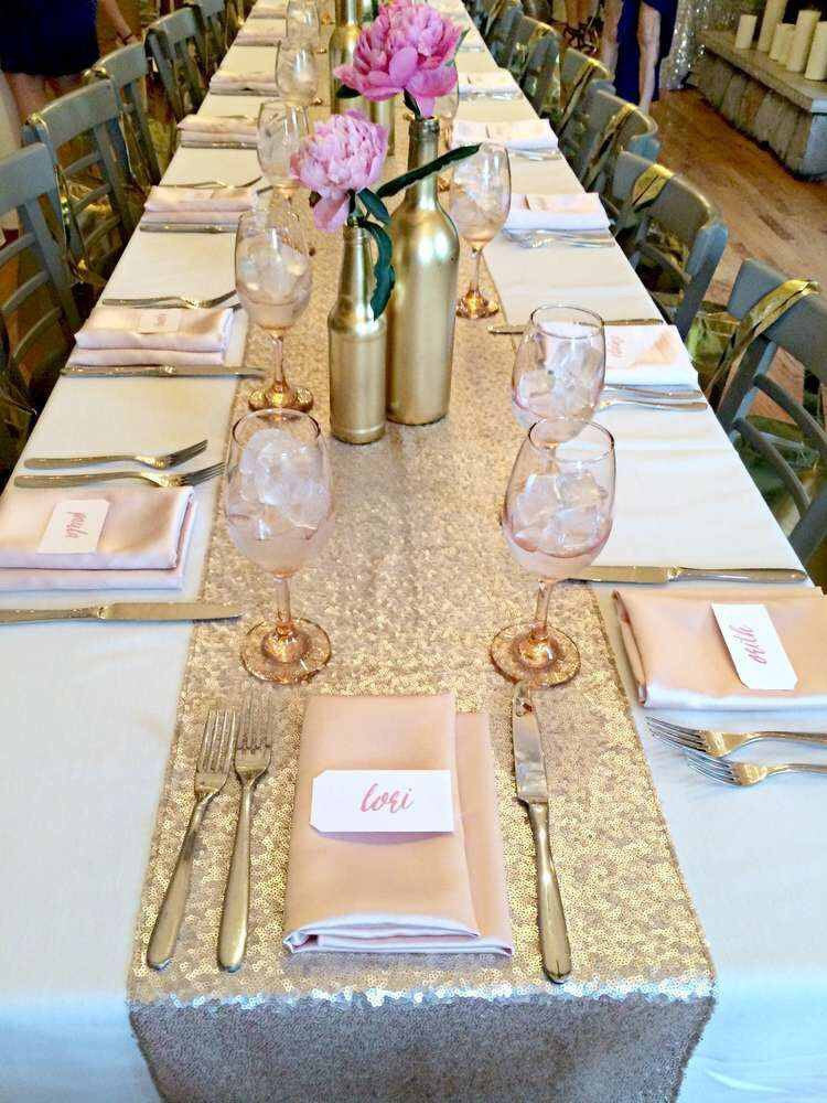 Sequin Table Runners - Knot and Nest Designs