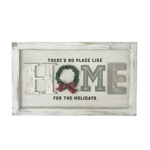 
                
                    Load image into Gallery viewer, Home For The Holidays Farmhouse Sign - Knot and Nest Designs
                
            