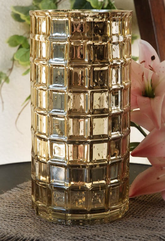 3 pack of Gold mercury vases or Silver Mercury Vases