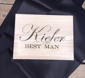 
                
                    Load image into Gallery viewer, Engraved Groomsmen or bridesmaid box - Knot and Nest Designs
                
            