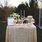 Sequin Tablecloth rectangular and round
