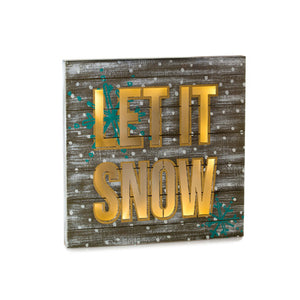 Let It Snow Light Up Decor - Knot and Nest Designs