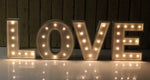 One Marquee Lighted Letter (includes your choice of one letter)