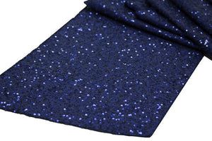 
                
                    Load image into Gallery viewer, Navy Sequin Table Runner - Knot and Nest Designs
                
            