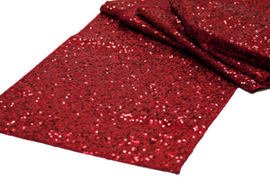 Red Sequin Table Runner - Knot and Nest Designs