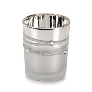 
                
                    Load image into Gallery viewer, Silver Mercury Rhinestone Votives - 12 Pack - Knot and Nest Designs
                
            