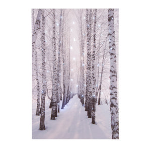 Light Up Canvas Winter Woods Decor - Knot and Nest Designs