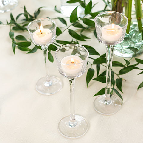 Pedestal Candle Holders (8 Pack)