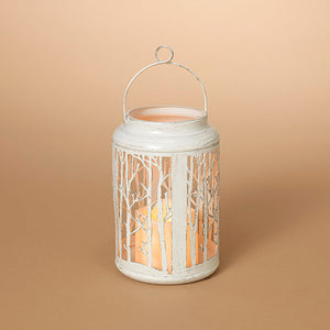 Rustic Woods Lantern with battery operated candle - Knot and Nest Designs