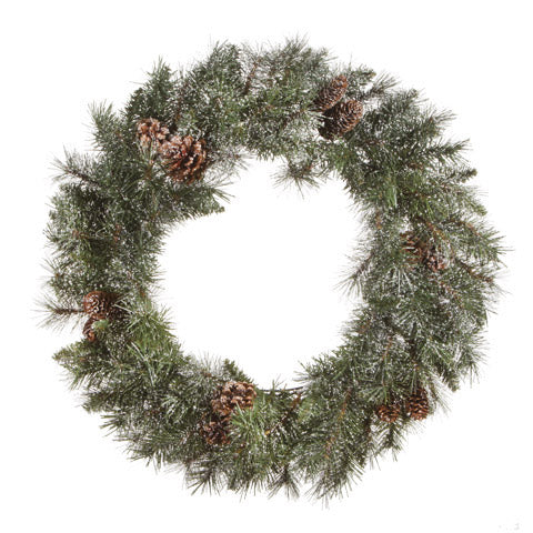 
                
                    Load image into Gallery viewer, Snow Dusted Holiday Wreath - Knot and Nest Designs
                
            